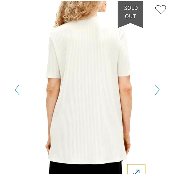 Eileen Fisher Ribbed Tunic NWT - Picture 2 of 6